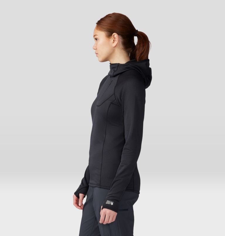 Women's Glacial Trail Pullover Hoody, Color: Black, image 3