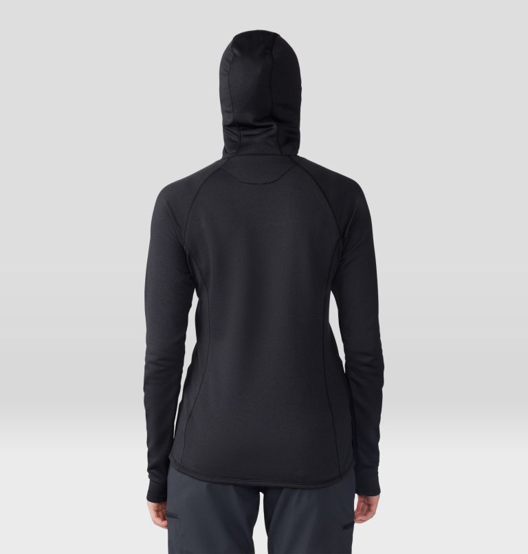 Women's Glacial Trail Pullover Hoody, Color: Black, image 2