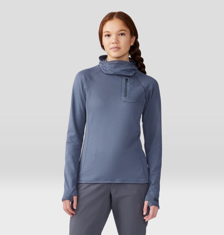 Thumbnail: Women's Glacial Trail Pullover Hoody, Color: Blue Slate, image 1