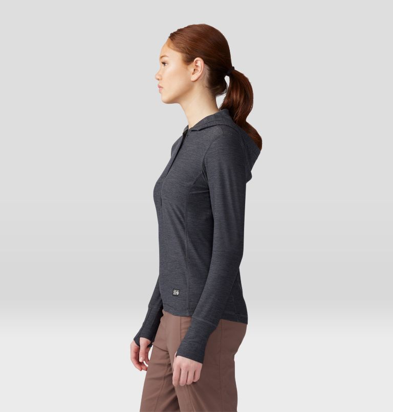 Women's Chillaction Hoody, Color: Black Heather, image 3