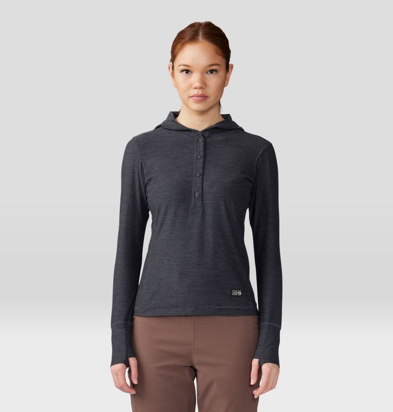 Women's Chillaction Hoody, Color: Black Heather, image 6