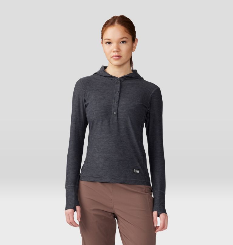Women's Chillaction Hoody, Color: Black Heather, image 1