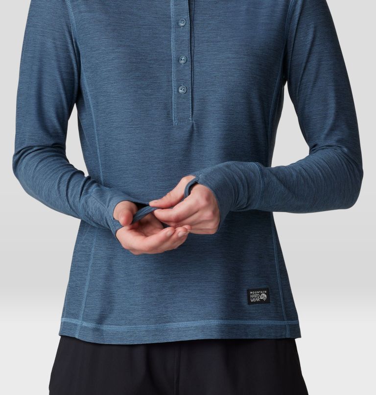 Women's Chillaction Hoody, Color: Adriatic Blue Heather, image 5
