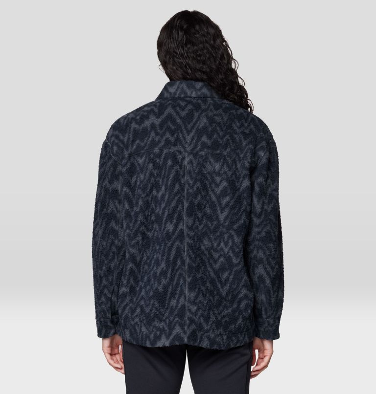 Women's HiCamp Shacket, Color: Volcanic Peaks XL Print, image 2