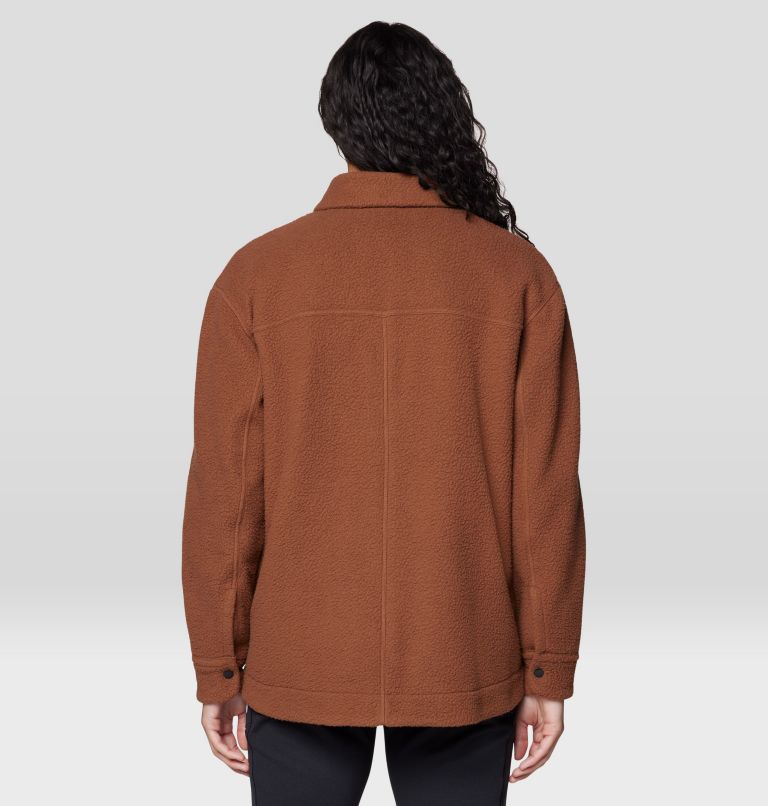 Women's HiCamp Shacket, Color: Cocoa Brown, image 2