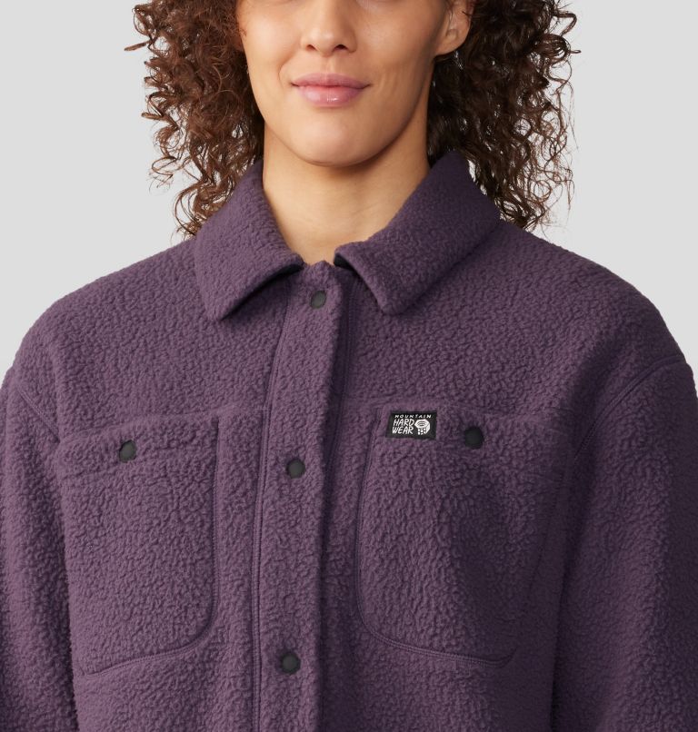 Women's HiCamp Shacket, Color: Blurple, image 4