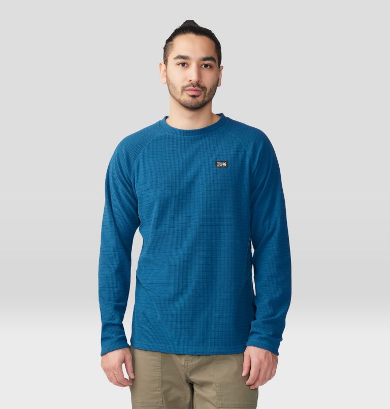 Men's Summit Grid™ Long Sleeve Crew