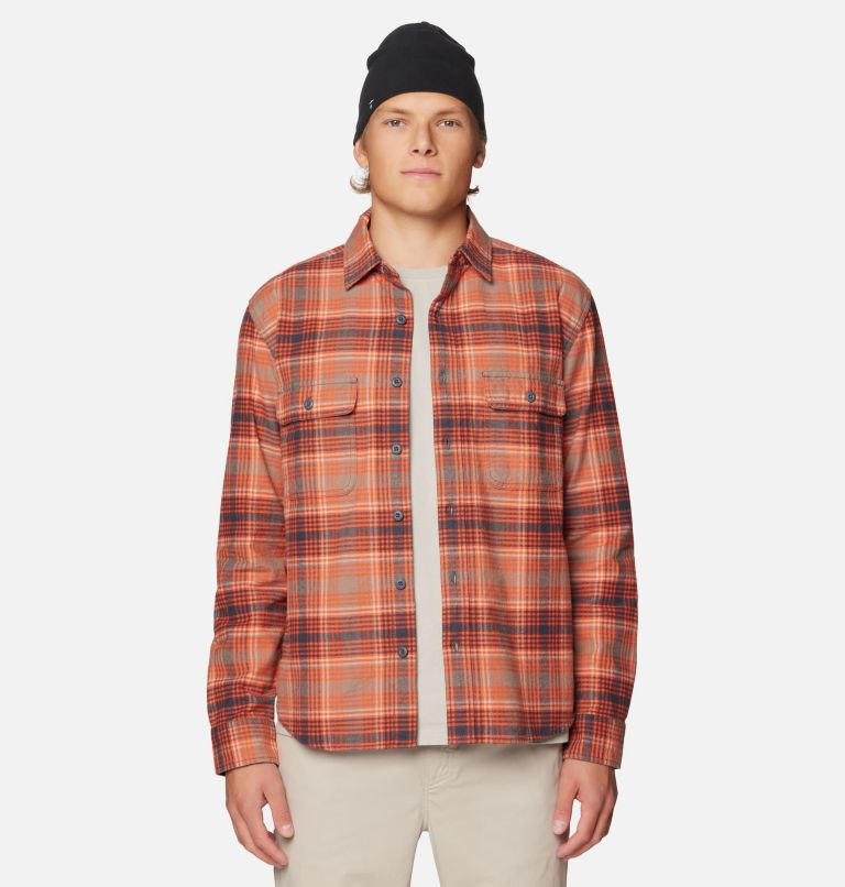 Men's Dusk Creek Flannel Long Sleeve Shirt, Color: Volcanic Billy Plaid, image 4