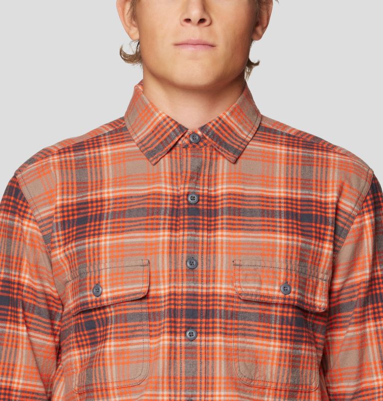 Men's Dusk Creek Flannel Long Sleeve Shirt, Color: Volcanic Billy Plaid, image 5