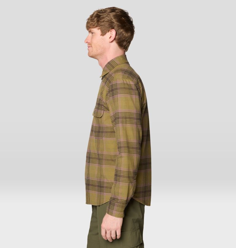 Men's Dusk Creek Flannel Long Sleeve Shirt, Color: Ridgeline Billy Plaid, image 3