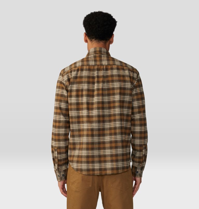 Thumbnail: Men's Dusk Creek Flannel Long Sleeve Shirt, Color: Corozo Nut Oslo Plaid, image 2