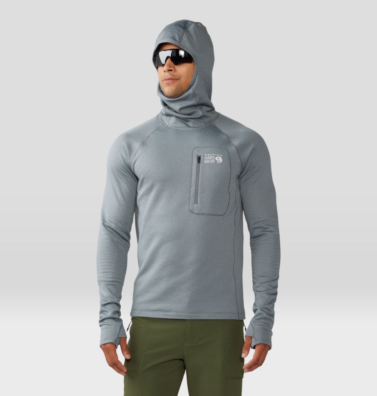 Men's Glacial Trail Hoody, Color: Foil Grey, image 8