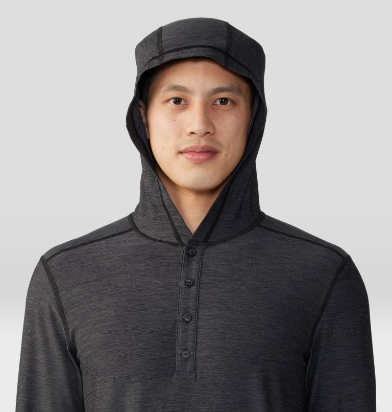 Men's Chillaction Hoody, Color: Black Heather, image 4