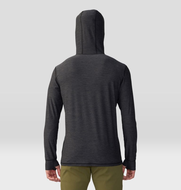 Men's Chillaction Hoody, Color: Black Heather, image 2