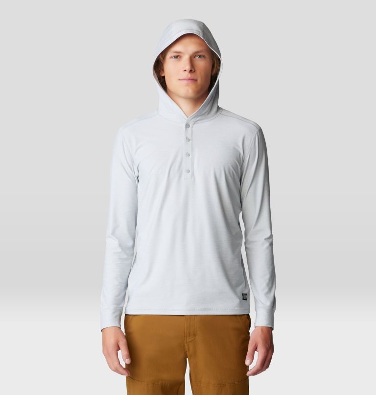 Men's Chillaction Hoody, Color: Glacial Heather, image 6
