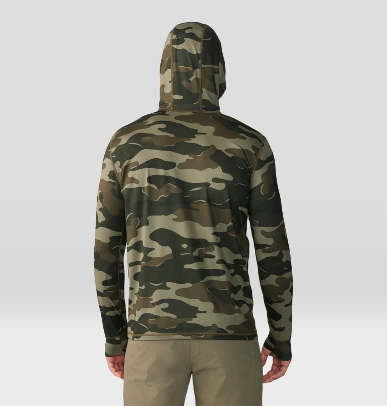 Trek printed cotton blend hoodie - Columbia - Men