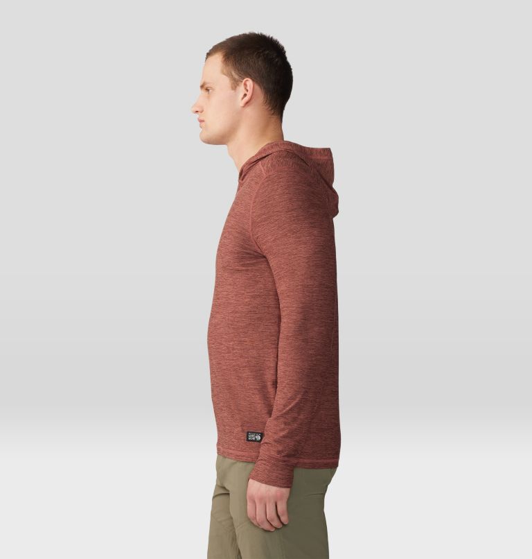 Men's Chillaction Hoody, Color: Clay Earth Heather, image 3