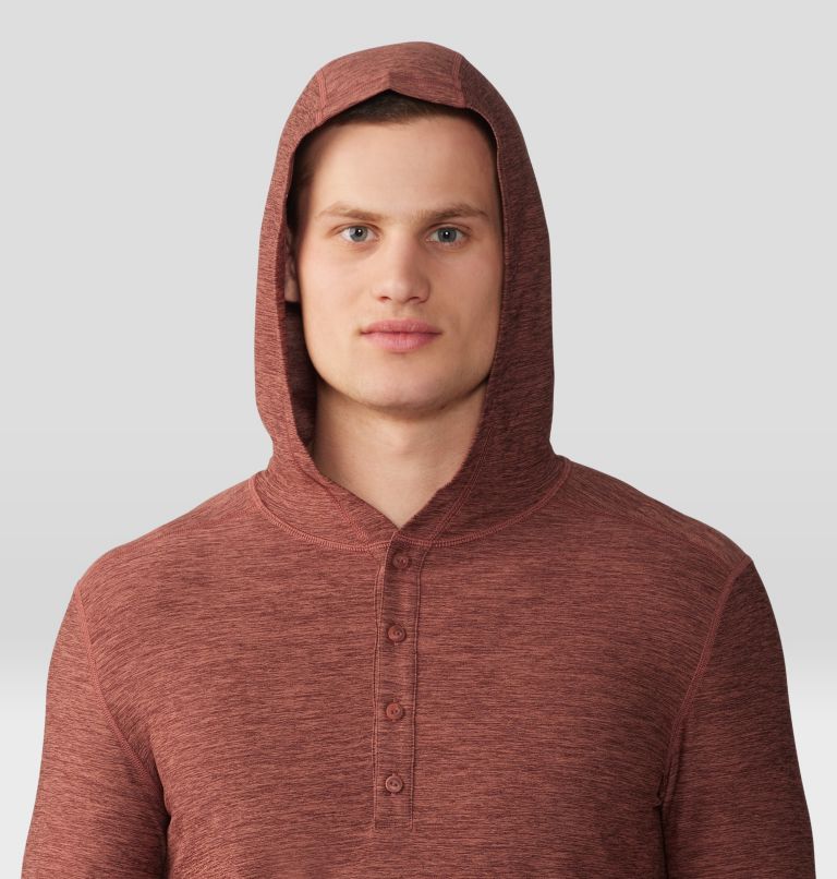 Men's Chillaction Hoody, Color: Clay Earth Heather, image 4