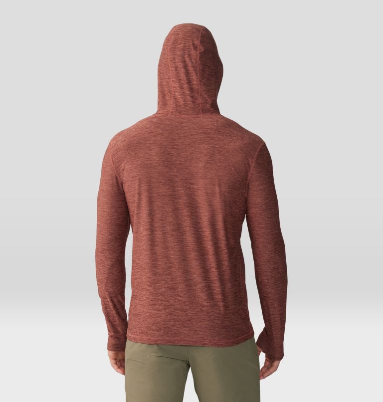 Thumbnail: Men's Chillaction Hoody, Color: Clay Earth Heather, image 2