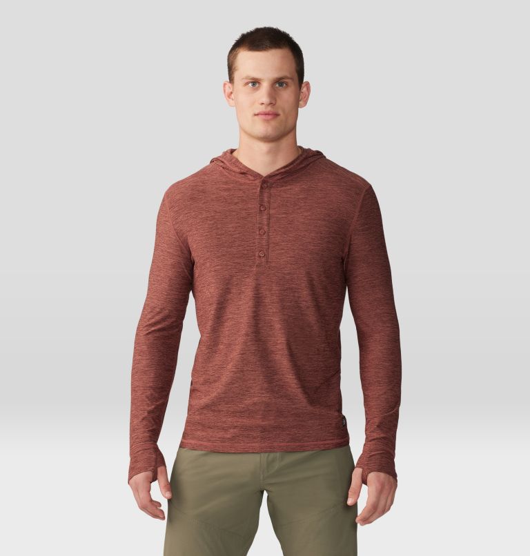 Men's Chillaction Hoody, Color: Clay Earth Heather, image 1