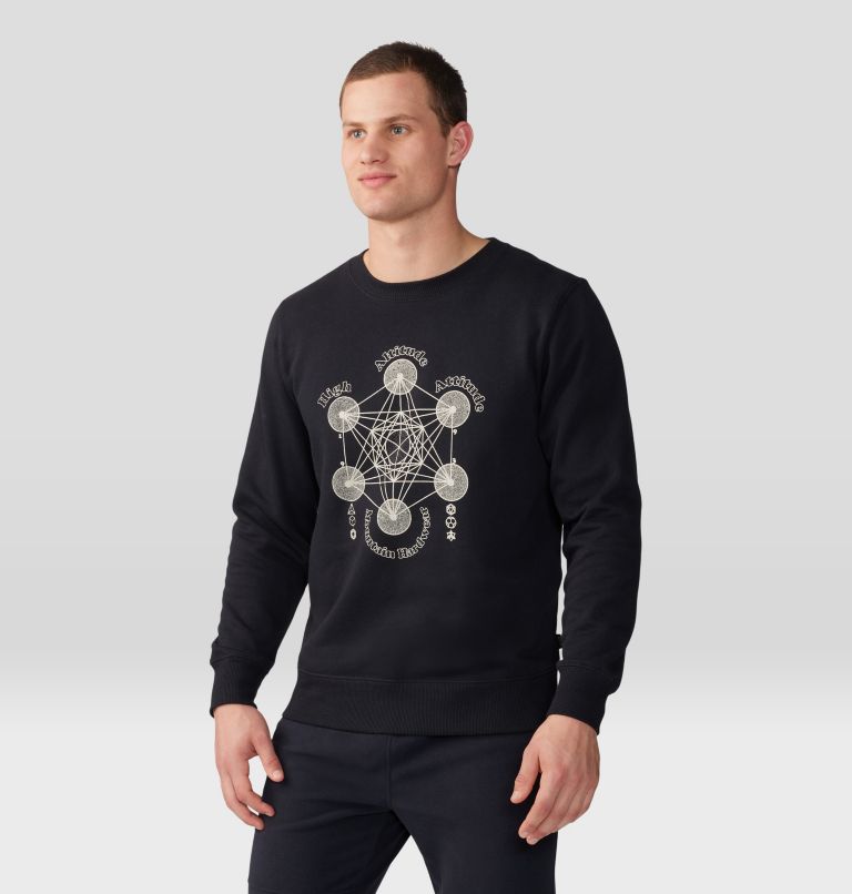 Chandail à col rond Metatrons Cube Homme, Color: Black, image 5