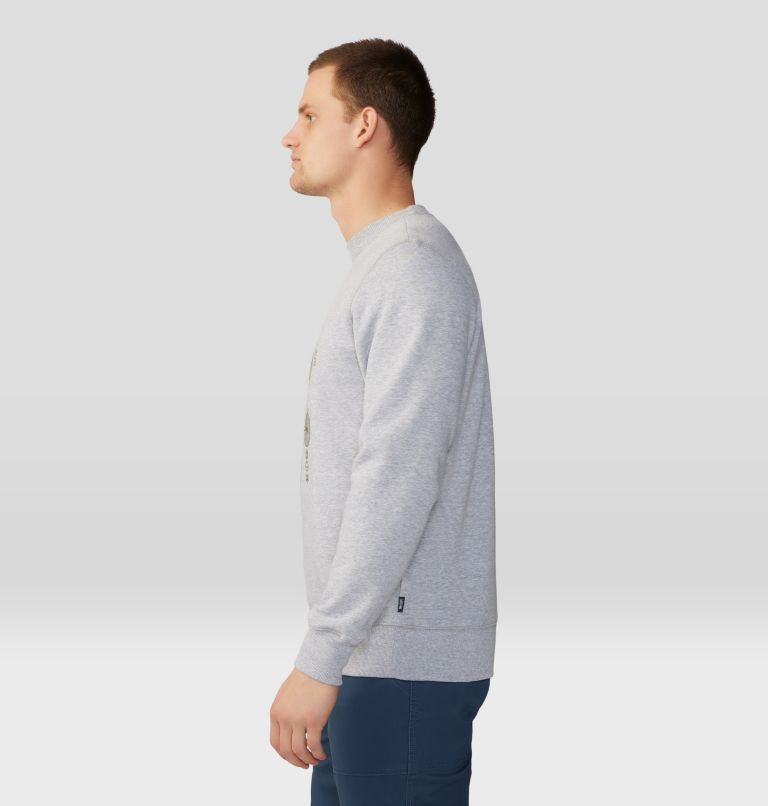 Chandail à col rond Metatrons Cube Homme, Color: Hardwear Grey Heather, image 3