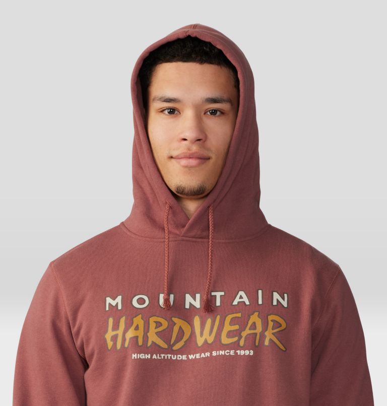 Thumbnail: Men's 90s MHW Logo Pullover Hoody, Color: Clay Earth, image 4