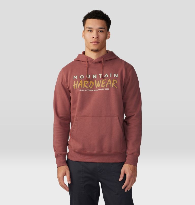 Men's 90s MHW Logo Pullover Hoody, Color: Clay Earth, image 1