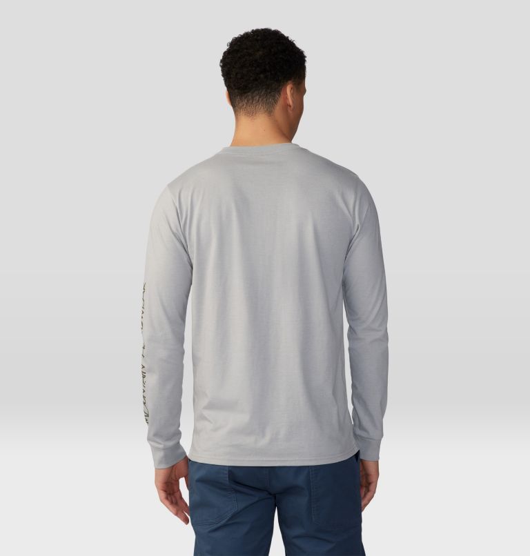 Men's 93 Climber Long Sleeve, Color: Hardwear Grey Heather, image 2
