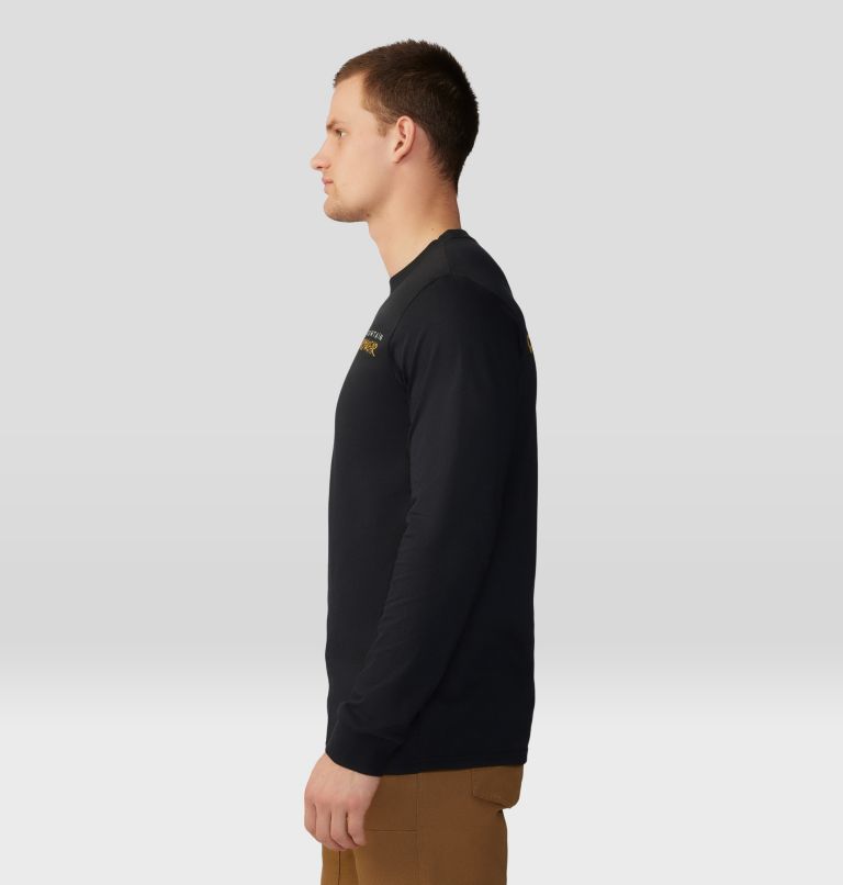 Haut à manches longues Logo Landscape Homme, Color: Black, image 3