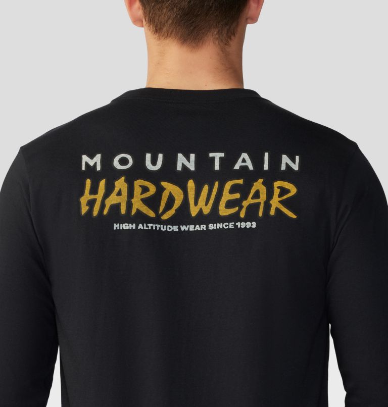 Haut à manches longues Logo Landscape Homme, Color: Black, image 5