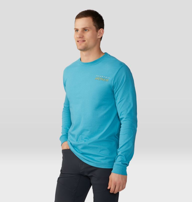 Logo Landscape Long Sleeve, Color: Teton Blue, image 6