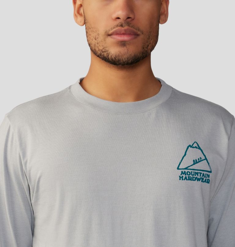 Men's MHW Mountain Long Sleeve, Color: Hardwear Grey Heather, image 4