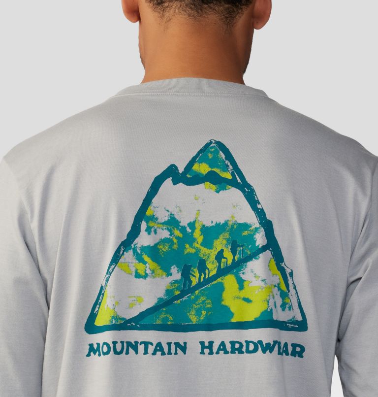 Thumbnail: Men's MHW Mountain Long Sleeve, Color: Hardwear Grey Heather, image 5