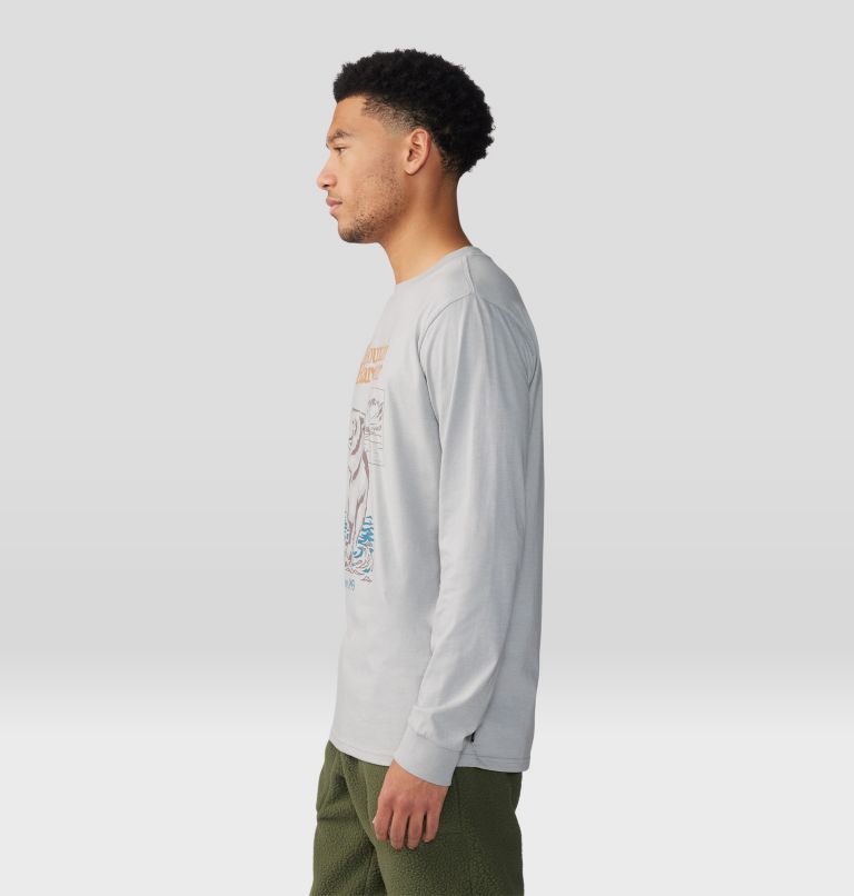 Haut à manches longues River Bear Homme, Color: Hardwear Grey Heather, image 3