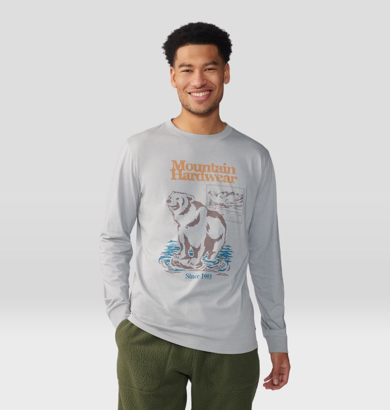 Haut à manches longues River Bear Homme, Color: Hardwear Grey Heather, image 1
