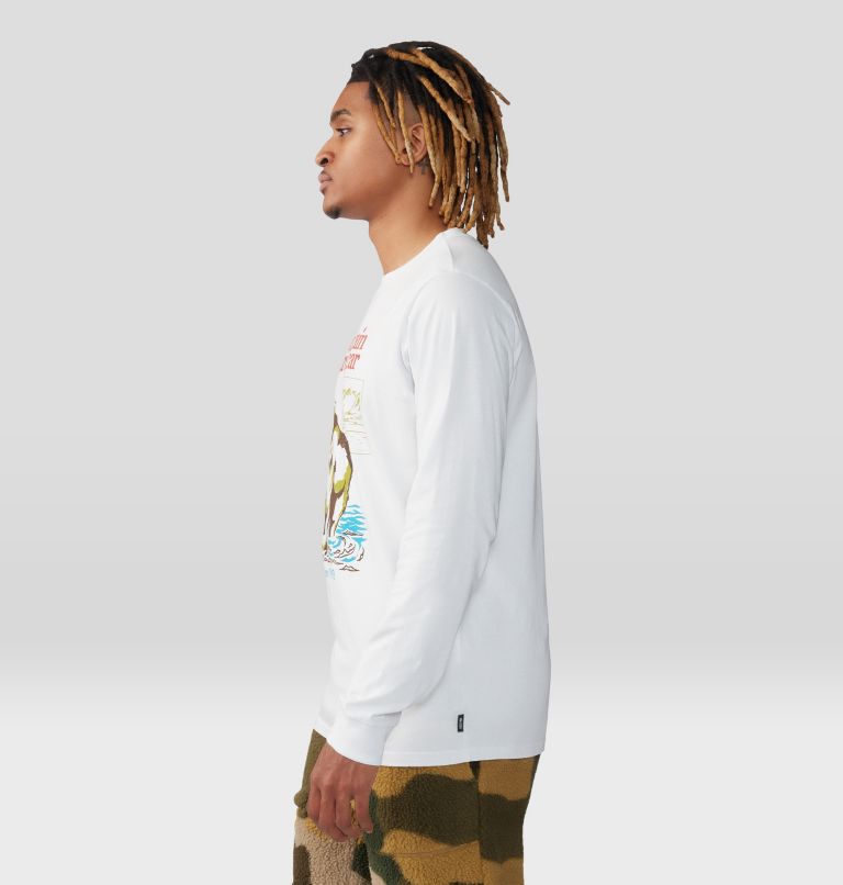 Men's River Bear Long Sleeve, Color: Fogbank, image 3