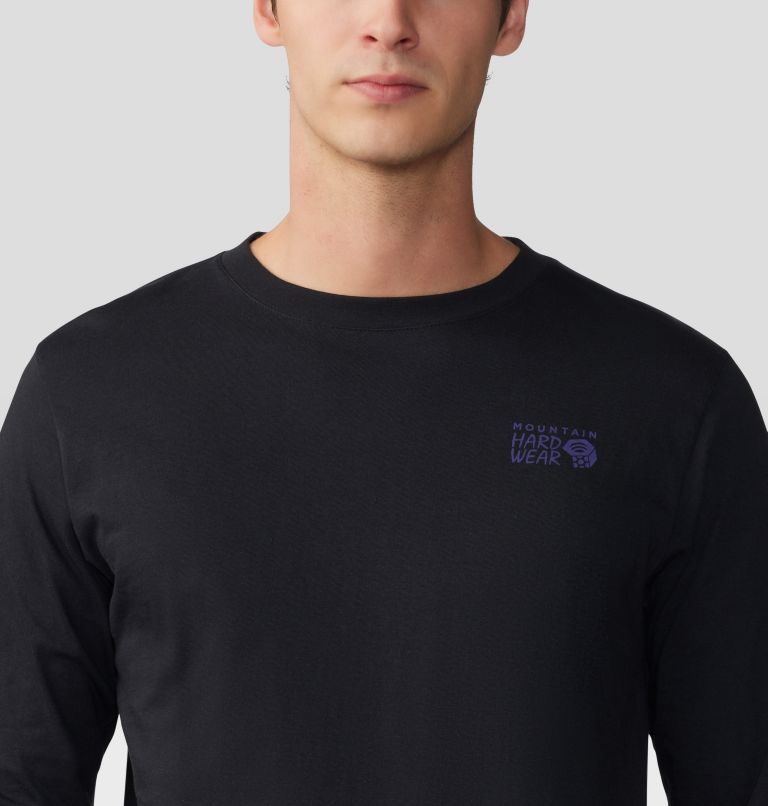 Men's Snow Yeti Long Sleeve, Color: Black, image 4