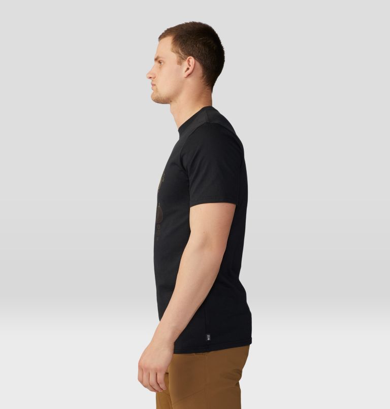T-shirt à manches courtes Metatrons Cube Homme, Color: Black, image 3