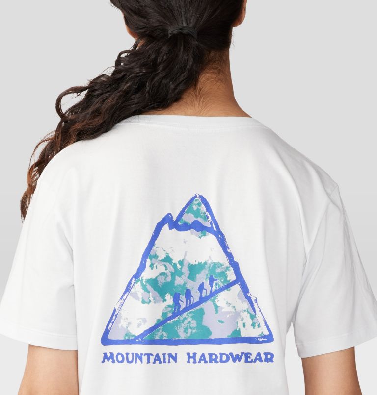 Women's MHW Mountain Short Sleeve, Color: Fogbank, image 5
