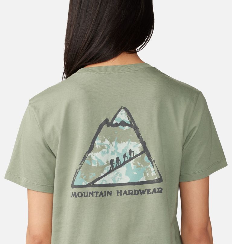 Women's MHW Mountain Short Sleeve, Color: Green Fade, image 5