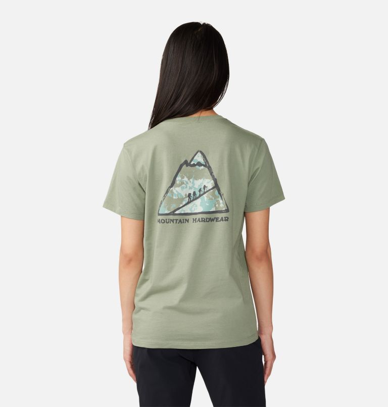 T-shirt à manches courtes MHW Mountain Femme, Color: Green Fade, image 2
