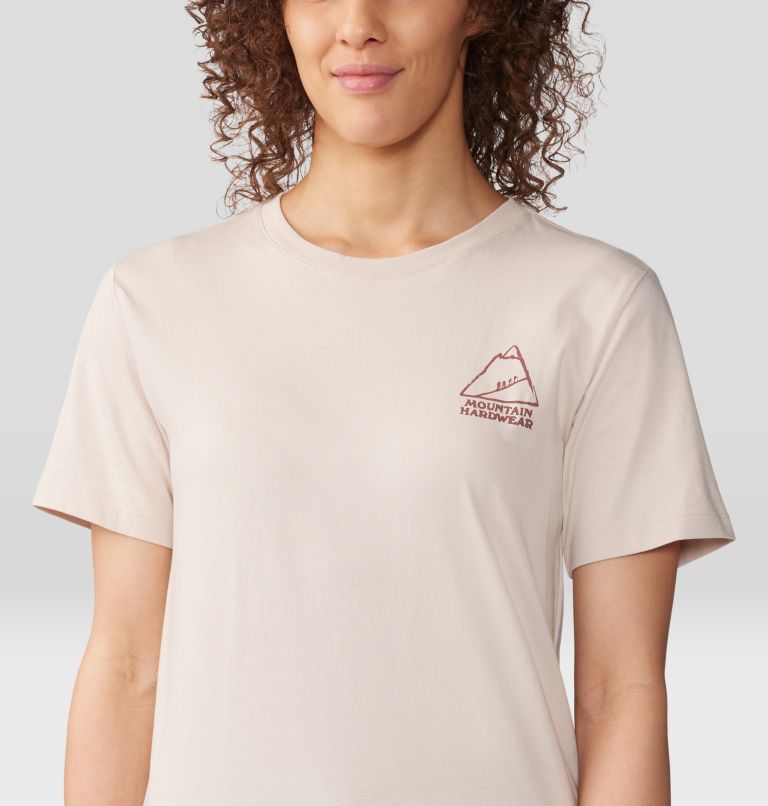 Women's MHW Mountain Short Sleeve, Color: White Sprite, image 4