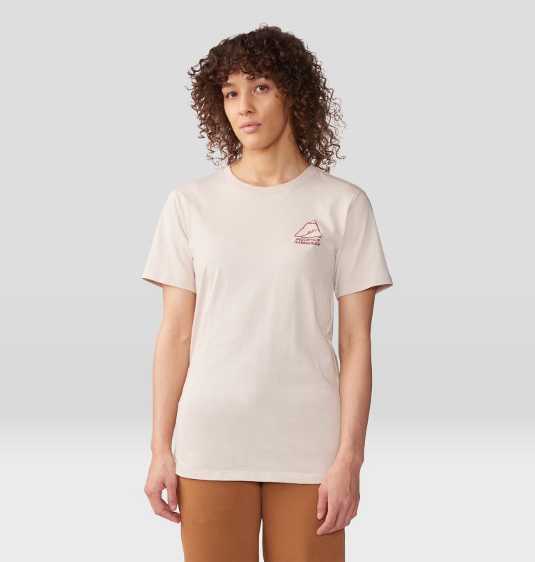 Women's MHW Mountain Short Sleeve, Color: White Sprite, image 1