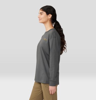 Logo Landscape Boxy Long Sleeve, Color: Volcanic, image 3