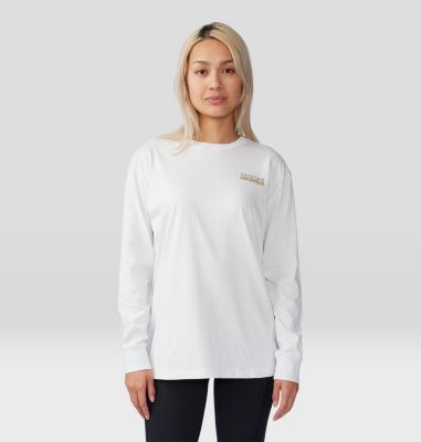 Logo Landscape Boxy Long Sleeve, Color: Fogbank, image 13