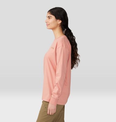 Logo Landscape Boxy Long Sleeve, Color: Washed Sun, image 7