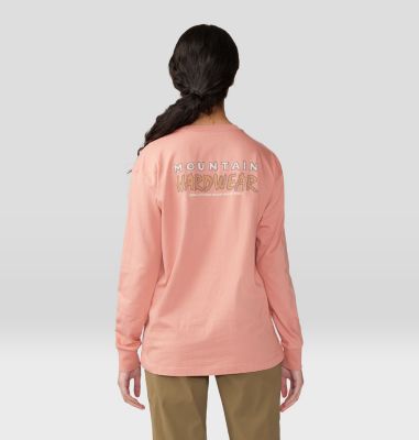 Logo Landscape Boxy Long Sleeve, Color: Washed Sun, image 6