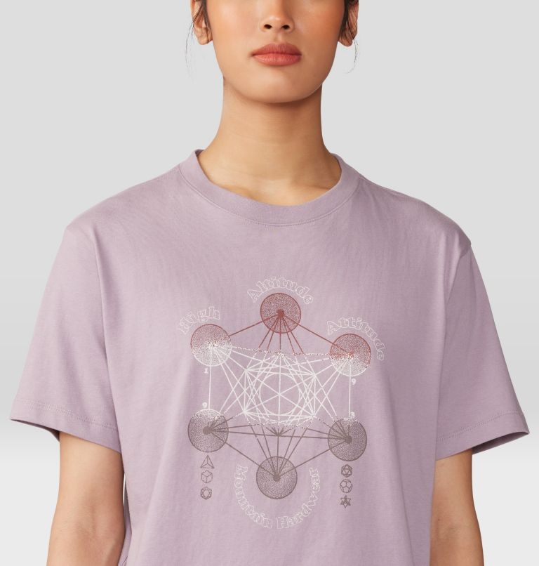 Women's Metatrons Cube Boxy Short Sleeve, Color: Daze, image 4