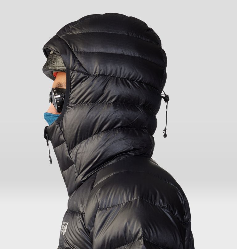 Men's Phantom Alpine Down Hooded Jacket, Color: Black, image 7